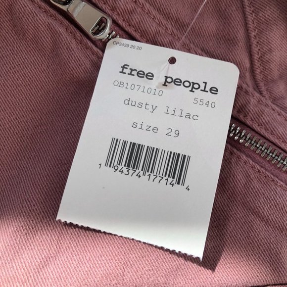 Free People Dusty Lilac Avenue Denim Mini Skirt 29 - Picture 12 of 13